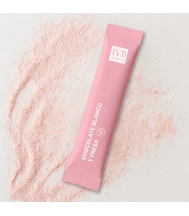 IVB STICKS DE SABORES CHOCOLATE BLANCO Y FRESA 10 STICK