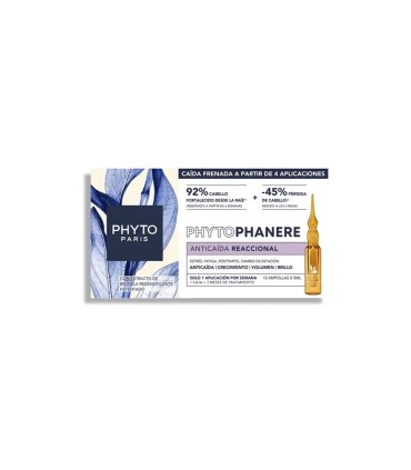 PHYTOPHANERE AMPOLLAS 12AMP ANTICAIDA REACCIONAL CRECIMIENTO VOLUMEN BRILLO