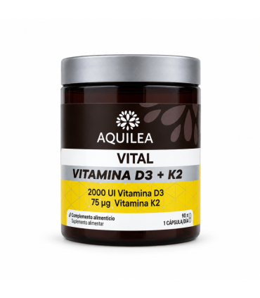 AQUILEA VITALS VITAMINA D3 + K2 90 CAPSULAS