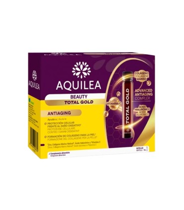 AQUILEA BEAUTY TOTAL GOLD 14 AMPOLLAS