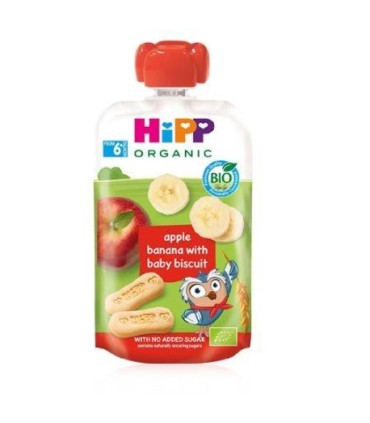 HIPPIS MANZANA PLATANO CON GALLETA