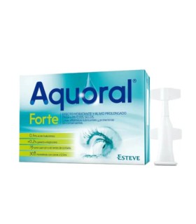 AQUORAL FORTE C/ A HIALURONICO 0.4% GOTAS OFTALM 0.5 ML 30 MONODOSIS