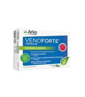 VENOFORTE PIERNAS LIGERAS 30 CAPSULAS