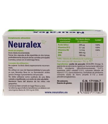 NEURALEX 60 CAPSULAS