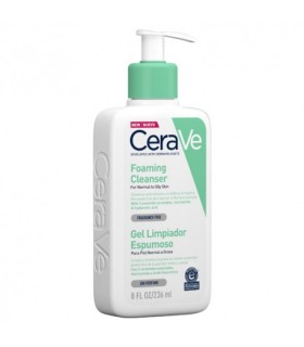 CERAVE GEL LIMPIADOR ESPUMOSO 236 ML