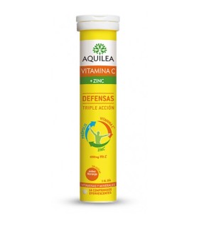 AQUILEA VITAMINA C +ZINC 14 COMP EFERVESCENTES