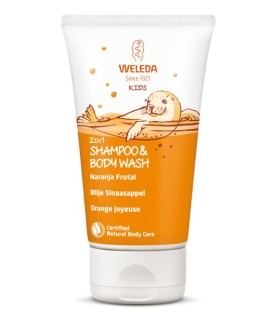 WELEDA CHAMPU Y GEL NARANJA FRUTAL 150ML