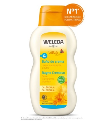 WELEDA CALENDULA BAÑO CREMA BEBE 200 ML