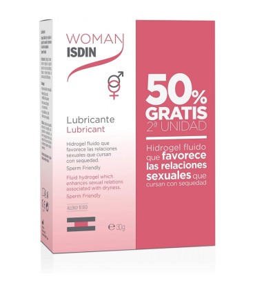 WOMAN ISDIN LUBRICANTE HIDROGEL 30ML 50% 2UD DUPLO